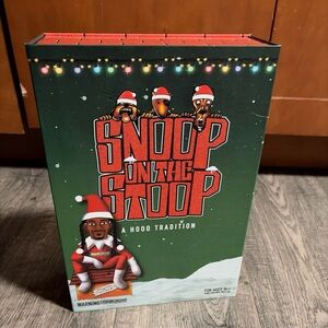 Snoop on the Stoop 12” Snoop Dogg Christmas Red Plush Figurine Brand New
